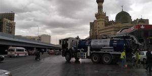 انتشار معدات القاهرة والجيزة لمياه الشرب والصرف تحسبًا لسقوط الأمطار - موقع رادار